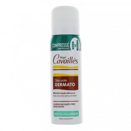 ROGE CAVAILLES DEO SOIN DERMATO SPRAY COMPRESSÉ 75ML