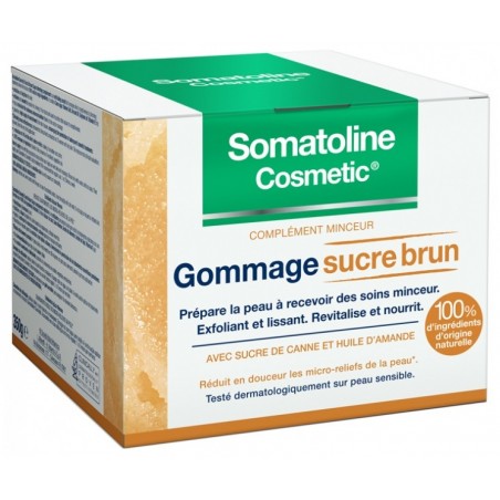 SOMATOLINE GOMMAGE SUCRE BRUN 350G