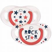BÉBÉ CONFORT SUCETTE NATURAL PHYSIO 6-18M REBEL RULE ROCK STARX2 2104