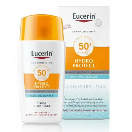 EUCERIN ECRAN HYDRO PROTECT FLUIDE ULTRA LEGER SPF50+ 50ML