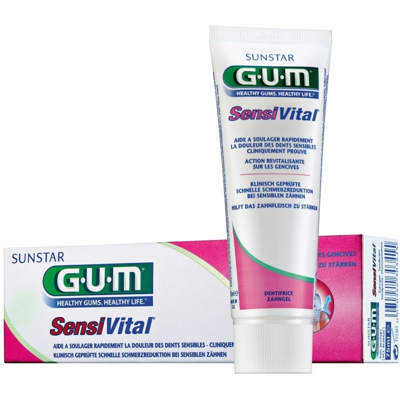 GUM PACK Dentifrice  Sensivital + BAD sensivital