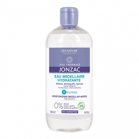 JONZAC EAU MICELLAIRE HYDRATANTE 500 ML