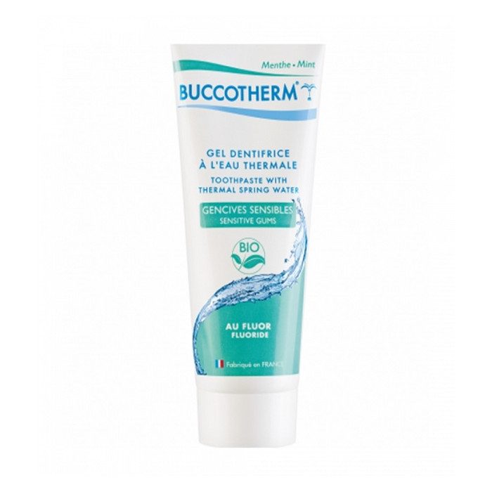 BUCCOTHERM GEL GENCIVES SENSIBLES BIO 75 ML, Avec Fluor