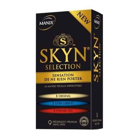 MANIX SKYN SELECTION - BOÎTE DE 9 PRÉSERVATIFS