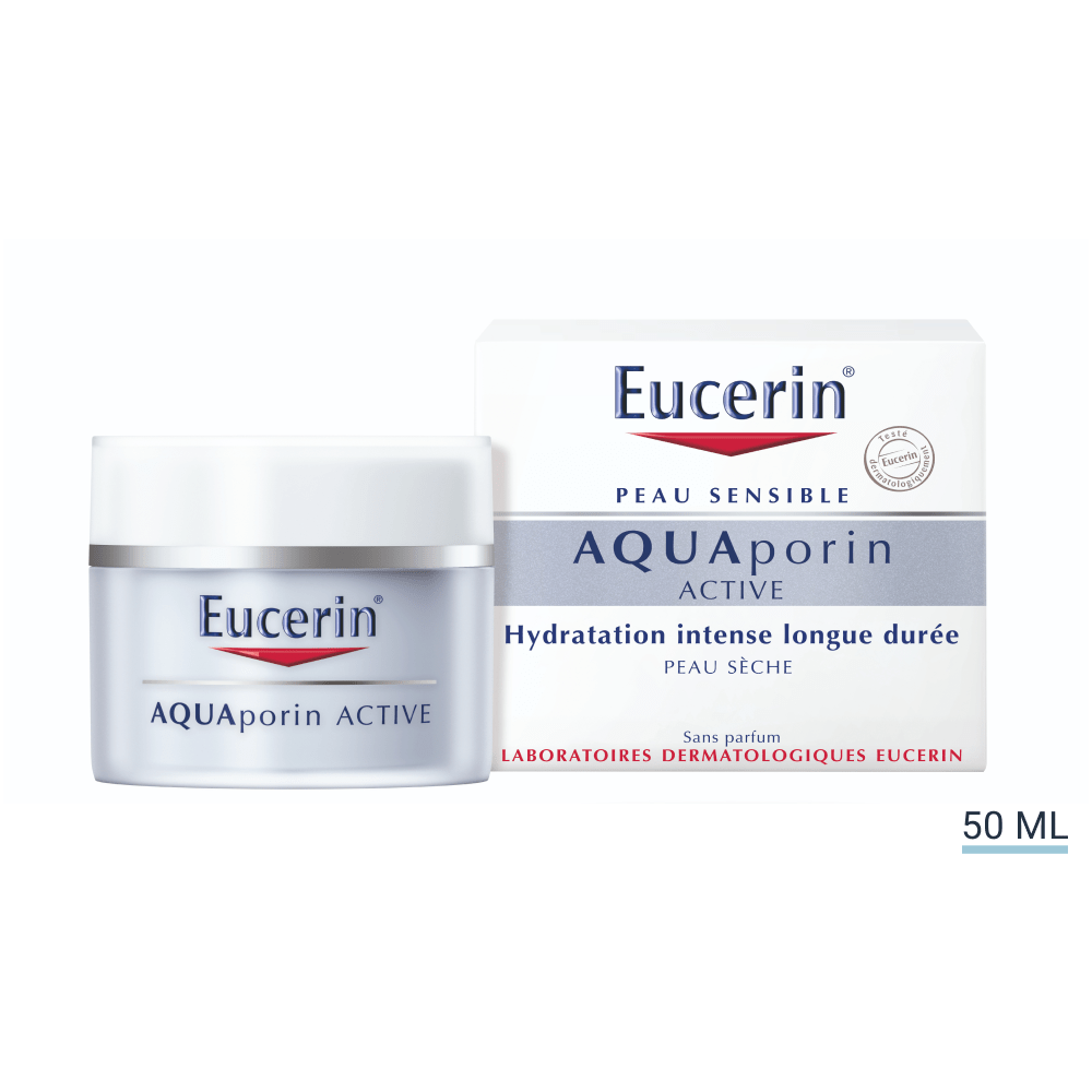 EUCERIN AQUAporin ACTIVE Soin Hydratant Peau Sèche Nuit 50ml