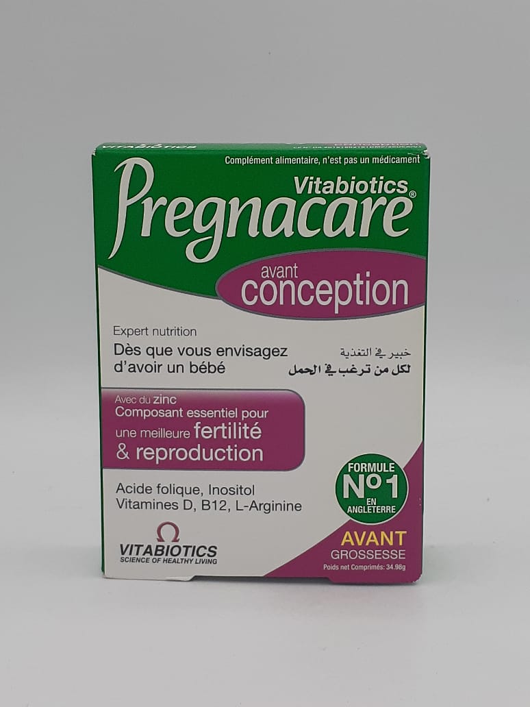 VITABIOTICS- PREGNACARE -avant CONCEPTION-30 comprimés