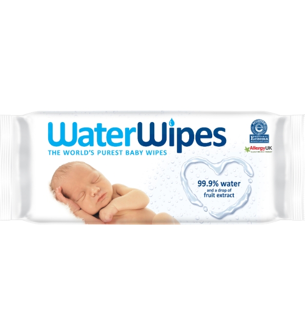 WATERWIPES LINGETTES BABY 60 PIÈCES