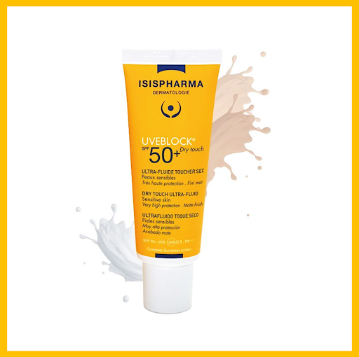 ISIS PHARMA UVEBLOCK DRY TOUCH INVISIBLE SEC SPF50 40ML